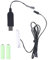 KERDEJAR TINGLI LR6 3AA 4.5V Power Supply Replace,USB Battery Eliminator 3pcs 1.5V Batteries,Battery Eliminate Cable for Clock Toys Holiday Lights Fan LED(Detachable)