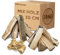 VBChome Brennholz aus Hartholz 20 kg Eiche Espe Birke Holzscheite 30cm Getrocknetes Kaminholz für Lagerfeuer und Ofen Kaminöfen Feuerholz Auswahl 10-500 kg Natürlich Einsatzbereit
