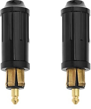ECSiNG Lot de 2 adaptateurs DIN de Rechange pour Allume-Cigare de Moto BMW 12 V mâle