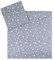 Julius Zöllner Jersey - Kinderbettwäsche 80x80 + 35x40 cm, 2-teiliges Set aus Deckenbezug und Kissenbezug, 100 Prozent Jersey-Baumwolle, mit Reißverschluss, Standard 100 by OEKO-TEX, Shiny Stars