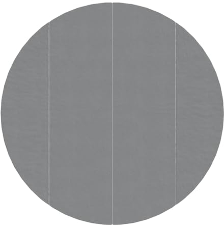 vidaXL Pool Bodentuch, Pool Bodenmatte Bodenplane, Poolunterlage Bodenschutz, Unterlegmatte für Pool Schwimmbecken, Hellgrau Polyester Geotextil