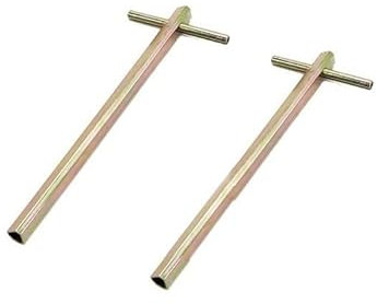 1Pc/2 pièces clé d'ascenseur Triangulaire clé de Porte d'ascenseur spéciale Longue 100mm/200mm/300mm/500mm clé Triangulaire dédiée à l'ascenseur (Color : 100MM, Size : 2pcs)