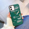 Iphone 12 Creative Design Shockproof Case, Slim Fit Case (Green)