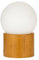 Pauleen 48315 Tischleuchte Woody Shine G9 max. 20W Holz, Natur Holz, Glas Nachttischleuchte