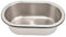 Fregadero de Barra de Acero Inoxidable, Fregadero de Barra de Acero Inoxidable 304, Fregadero de Lavabo de Forma Ovalada con Orificio de Drenaje de 40 Mm para Barco, Caravana,