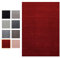 Bailena Kurzflor Teppich Rot Einfarbig, moderner Wohnzimmerteppich Gabbeh Optik, Schlafzimmerteppich Flachflor, 160x230 cm