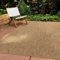 In & Outdoor Teppich Wetterfest Wohnzimmer Balkon Küchenteppich Terrassenteppich Flachgewebe Sisaloptik Meliert Einfarbig braun 300x400 cm