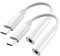 2 Pack Adattatore USB C Jack [Certificato MFi] Adattatore Cuffie USB C a 3.5 mm Adattatore Aux Audio Cavo Dongle Jack per iPhone 15/15 Pro/15 Pro Max, iPad Mini/Pro/Air, Samsung Galaxy S24 S23 S22