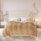 ShowyLive Kuscheldecke Flauschig Decke Sofadecke Fleecedecke Flanell Couchdecke Für Bett Sofa Schlafzimmer Büro- Dicke & Warm Wohndecke für Couch Sofaüberwurf (Kamel, 200x230CM)