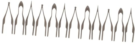 DIYEAH 12 StüCk Pyrograph Stiftspitzen FüR Holzbrandmalerei – Ersatzspitzen FüR Brennmaschinen Langlebige Metallfedern FüR Kreative Projekte