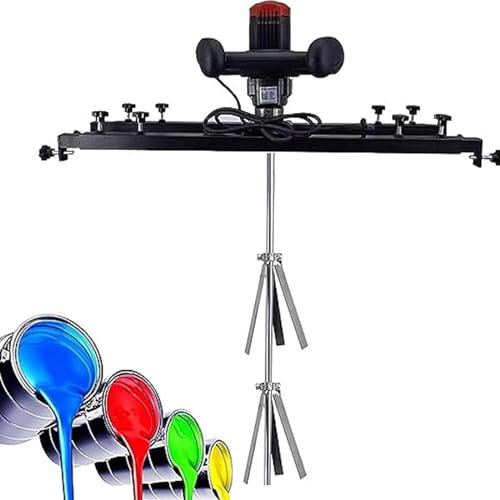 IBC Agitator Tank Mixer Machine - 3280W Electric Tank Barrel Paint Mixer for Motar, Paint, Grout, Plaster, Thinset - Handheld Mud Mixer Stirring Tool for Fodder