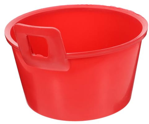 SEWOART Cucharón para Agua Multiusos para Jardín Tamaño Pequeño Color Rojo para Regar Plantas Y para Uso Doméstico