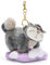 Disney Store Official Peluche Porte-clés Lucifer, Cendrillon, 10 cm/4, Peluche Chat Noir et Blanc, Porte-clés Amovible, Accessoire pour Cartable et Sac à Main, à partir de 3 Ans