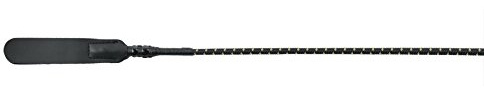 WHIP & GO „Klatsche Dressurgerte, schwarz/beige, Länge 90 cm