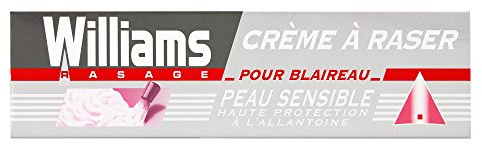 Williams - Crème à Raser - Peau Sensible - 100 ml - lot de 3