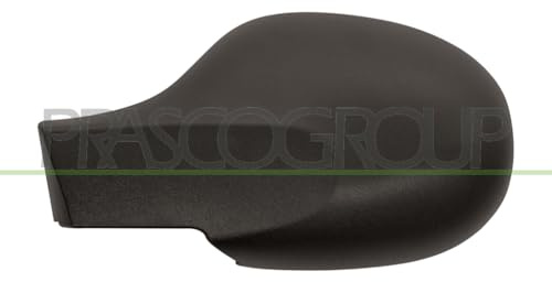 PRASCO - RN3067404 - AUSSENSPIEGELKAPPE LINKS-SCHWARZ | Kompatibel mit: RENAULT TWINGO II