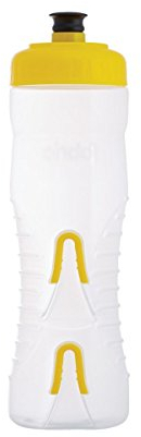 Fabric Cageless Wasserflasche, 750 ml, transparent/gelb