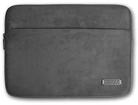 Port Designs Milano 14-Inch Blue Notebook/Laptop Sleeve for Windows/Dell/HP/Macbook, grey