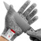 NoCry Schnittfeste Handschuhe für die Küche – Leistungsfähiger Level 5 Schnittschutz, lebensmittelechte Schnittschutzhandschuhe; Maschinenwaschbar, Rechts- und Linkshänder (Größe XL, 1 Paar)