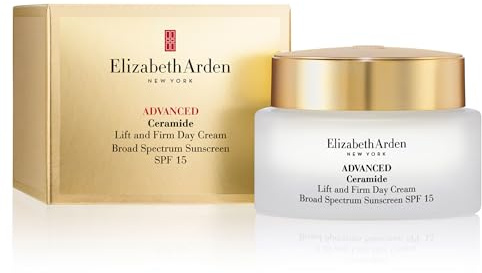 Elizabeth Arden Advanced Ceramide Lift and Firm Face Day Cream, Hydrating Moisturizer, Infused with Peptides, 1.7 Oz