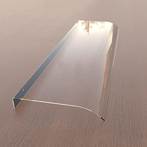 Refue Vordach Überdachung Haustürvordach Tiefe 40cm, Vordach für Haustür, Türdach, Außentür,Garten, Kleine Größe, leich (Color : Clear, Size : 40x80cm/15.7x31.5inch)