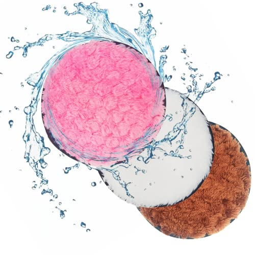Eponge Demaquillant,Disque Demaquillant Lavable,Cotton Démaquillants Lavable 3pcs Lingettes Démaquillage Réutilisable Visage Démaquillant Lavable