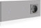 BSEED Interruptor Doble con Enchufe,1 Gang 1 Vía Interruptor de Luz con Enchufe de pared,Gris Interruptor tactil de Luz pared con indicador LED,enchufes de extensión con panel de vidrio templado