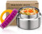 MAISON HUIS 227 ml Suppen-Thermoskanne mit breiter Öffnung, vakuumisoliert, auslaufsicher, Edelstahl, Suppenbehälter für Schule, Reisen (lila)