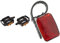 FISCHER Fahrradpedale MTB aus Alu, Pedale MTB, Mountainbike, Reflektoren & Erwachsene Reflektor Heck Universalhalterung, rot, Universal