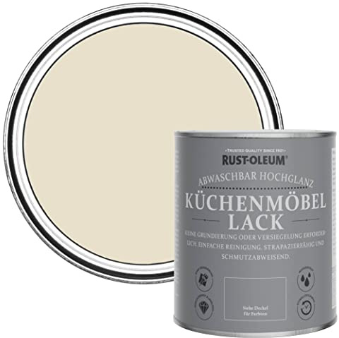Rust-Oleum Beige Kitchen Cupboard Paint in Gloss Finish - Longsands 750ml