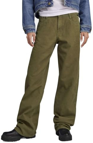 G-STAR Femme Jean Judee Loose Low Waist, Vert (dark olive D22889-D190-C744), 32W / 30L