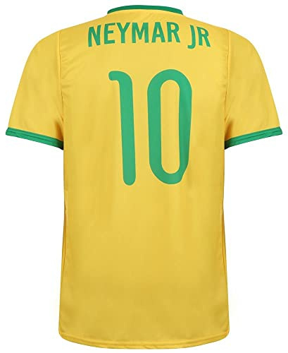 Brasilien Neymar Fußballtrikot - Kinder und Erwachsene - Jungen - Herren - Sportsachen - Geschenke - Sport t Shirt - Sportbekleidung