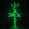 Green Good Vibes Insegna al neon a LED da parete con parole al neon per soggiorno, sala giochi, compleanno, matrimonio, commemorazione, giorno della festa (cartello USB)