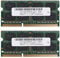 Pavewood 2X DDR3 2GB Laptop Memory Ram 2RX8 PC3-8500S 1066MHz 204Pin 1.5V Notebook RAM