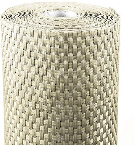 GardenersDream Polyrattan Sichtschutz & Windschutz (Beige, 1 x 20 Meter) - Polyrattan Balkon Sichtschutz Wetterfest - Ideale Sichtschutz Garten-, Sichtschutz Zaun- & Sichtschutz Balkon Verkleidung