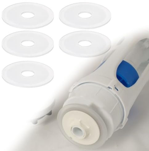 5Pcs Flush Valve Seal, Base Sealing Washer, Rubber Leather Pad,For Dual Flush Valve