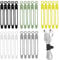RXKFIGX 50pcs Cable Ties Reusable Silicone Cable Straps Cable Wire Ties Cable Cord Organizers for Earphones,HDMI,Mobile Phones Chargers Audio Cables