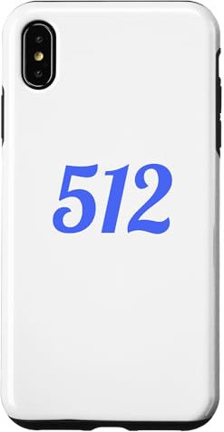 Hülle für iPhone XS Max Vorwahl 512 Austin Texas TX 512