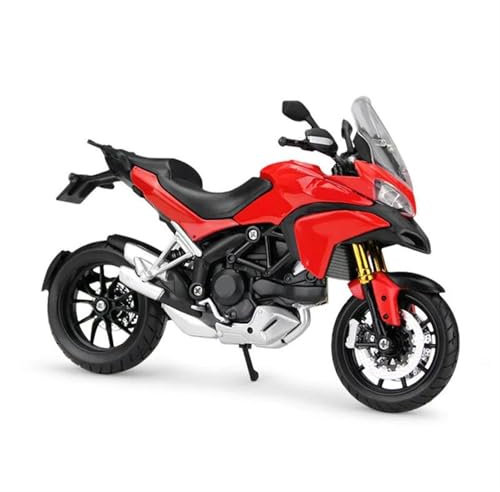 HFMXZHI Modello in Scala di Moto 1:12 per Ducati Multistrada 1200 S Motocicletta Modellino Pressofuso Veicoli Collezionabili Hobby Regalo di Compleanno