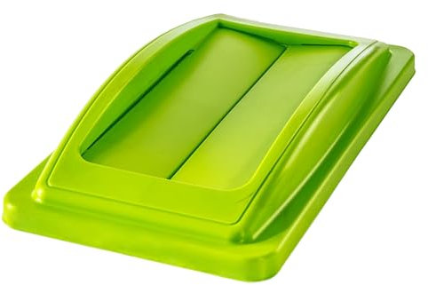 Chabrias Ltd Slim Bin Swing Lid Lime Green – UK Made Colour Coded Recycling Lids for Slimline Bins | Durable, Easy Fit | for Waste Segregation Waste Management Systems