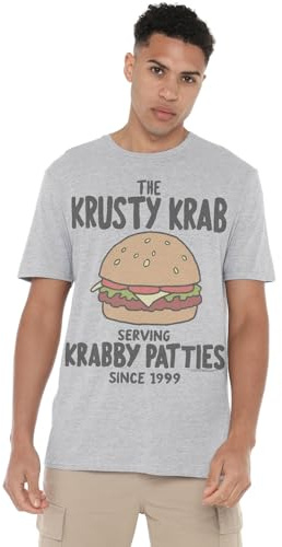 Spongebob Squarepants Unisex Spongebob Krabby Patties Unisex Adult T Shirt T-Shirt