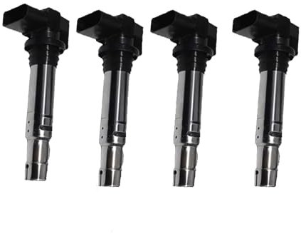 GYTTAK Zündspule Kompatibel Mit Skoda Für Fabia I Für Limousine 6y3 1.4 16v 1999 2000 2001 2002 2003 2004 2005 2006 2007 4 Stück Autozündspule Autozündspulenpaket