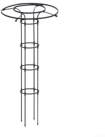 PVC Garden Trellis for Climbing Plants Sturdy Support for Roses and Vegetables Efficient Storage Solution (150cm)