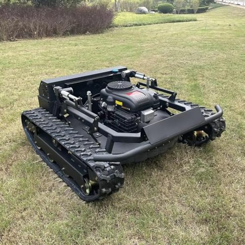 Ancho de corte de 900 mm, diseño de oruga autopropulsada, control remoto inteligente, robot de corte de césped, cortador de césped inteligente, cuidado automático del césped