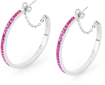 Brosway Orecchini A Cerchio Donna In Acciaio, Orecchini Donna Collezione Ear Tring - BER29