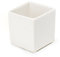 Abbott Collection Mini-Pflanzgefäß, quadratisch, Steingut, 6,3 cm, Weiß