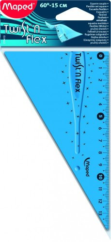 Maped 279410 Zeichendreieck Twist'n Flex 60 Grad, farbig sortiert