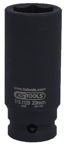 KSTools 515.1123 Douille Longue à Chocs 6 Pans 1/2'' 23 mm