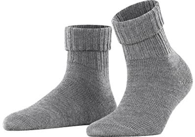 Burlington Women's Plymouth Socks Breathable Climate-Regulating Odour-Neutralising Wool Thick Warm Ribbed Soft Flat Seam For Pressure-Free Toes Plain ONE SIZE FITS ALL gift idea 1 Pair