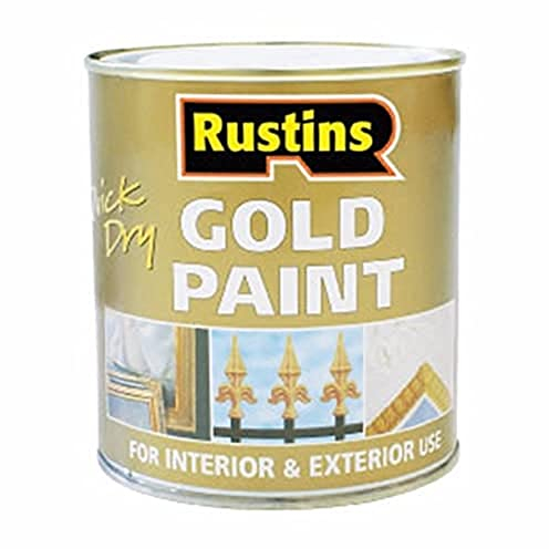 RUSTINS GOLE500, Gold Paint, 500 ml